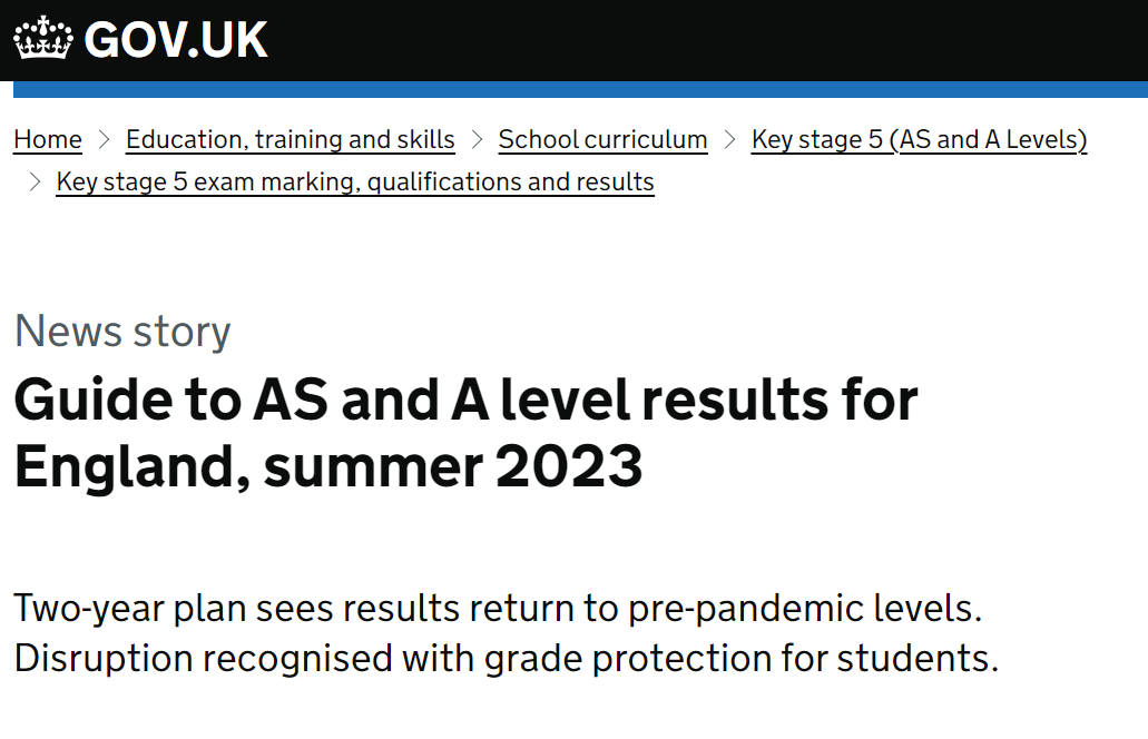 2023 A Level大考成绩公布，A/A*率大减，2024 A Level学习该如何破局？