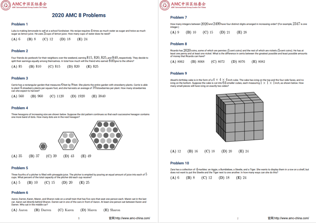 参加AMC8数学竞赛的学生都是几年级？AMC8竞赛考点分布汇总，你都掌握了吗？