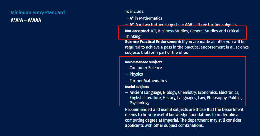 帝国理工学院热门专业A-level申请成绩要求一览！