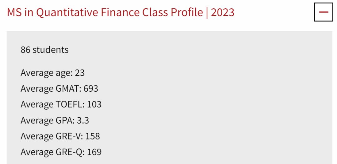 2023/24 | WUSTL Olin金融硕士不接受Online course证明，平均GRE 158+169!