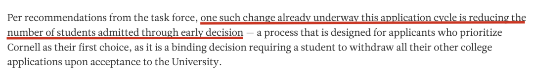 突发！康奈尔官宣将减少今年ED录取名额，布朗或将取消ED，藤校早申要变天？