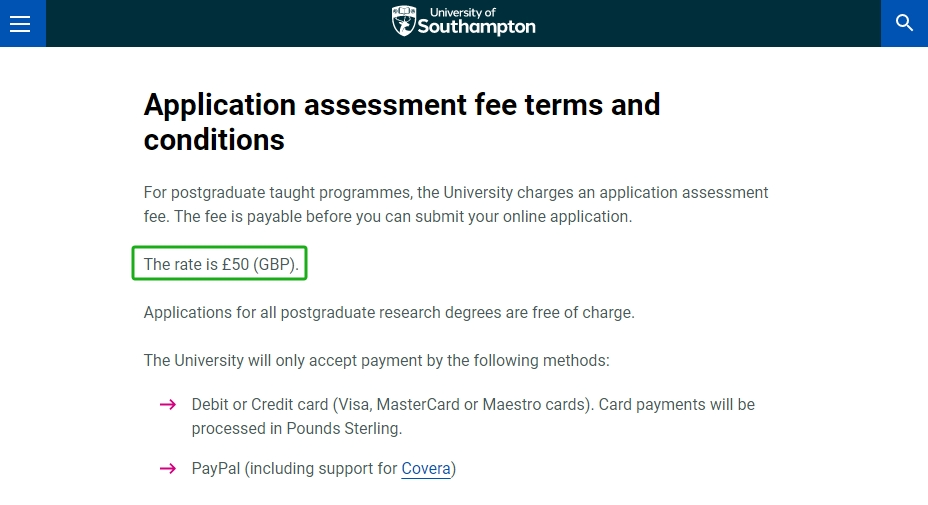 24fall英国QS前100大学申请费都是多少？有大学悄悄上涨？