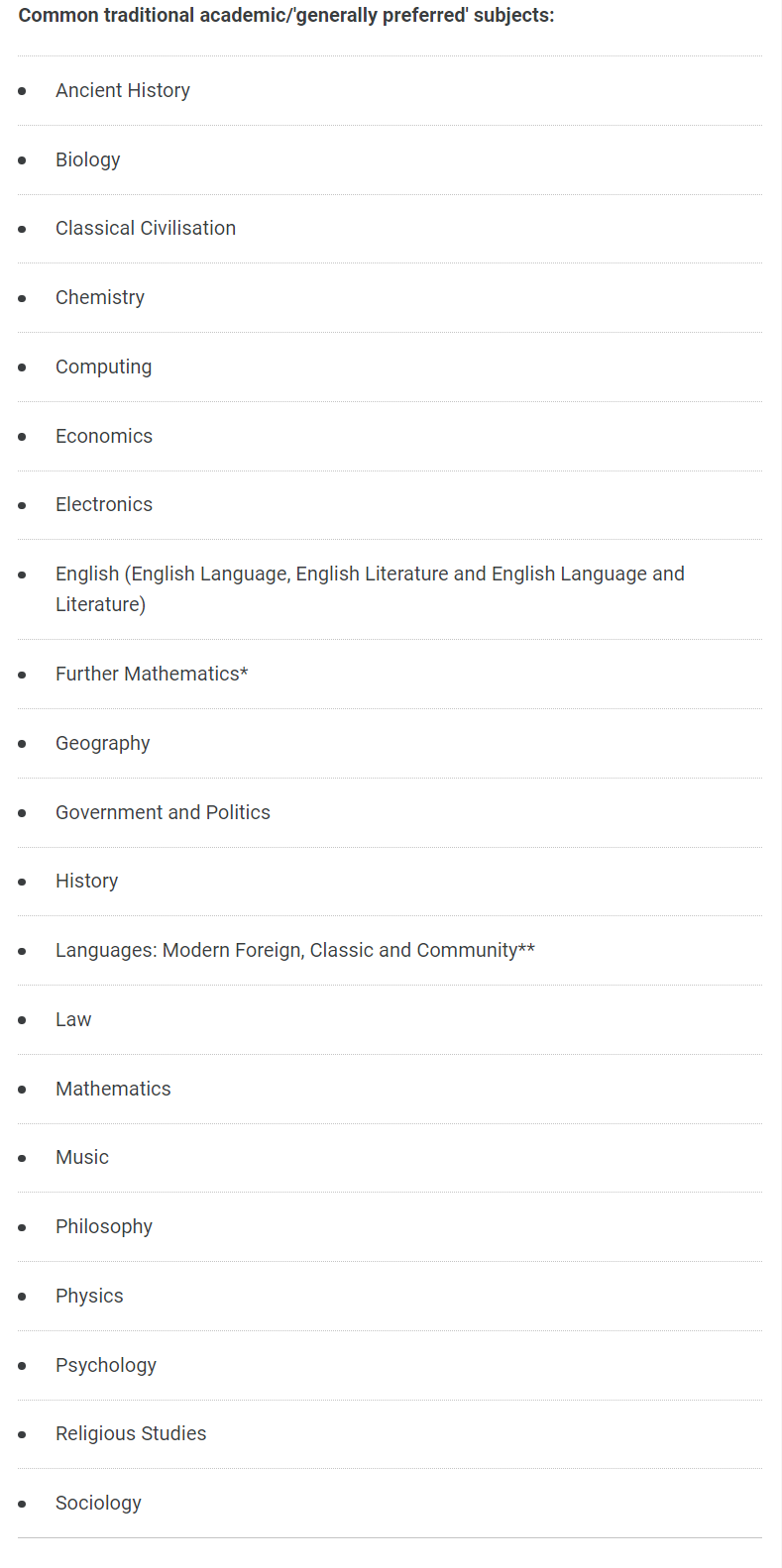 英国A-level选课全指南：选什么科目更容易考上英国G5名校？