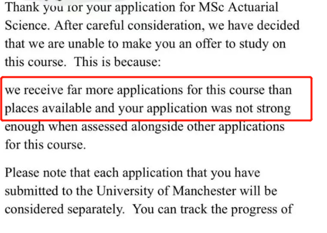 盘点英国大学的拒信理由 | 学校越好理由越拽~