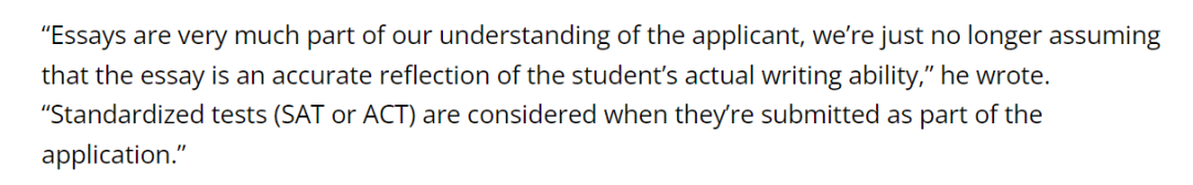 突发！杜克大学改变录取政策，不再对文书和标化成绩进行数字评分！
