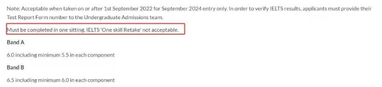 盘点「接受」or「不接受」雅思单科重考成绩的英国院校！快来对号入座吧！