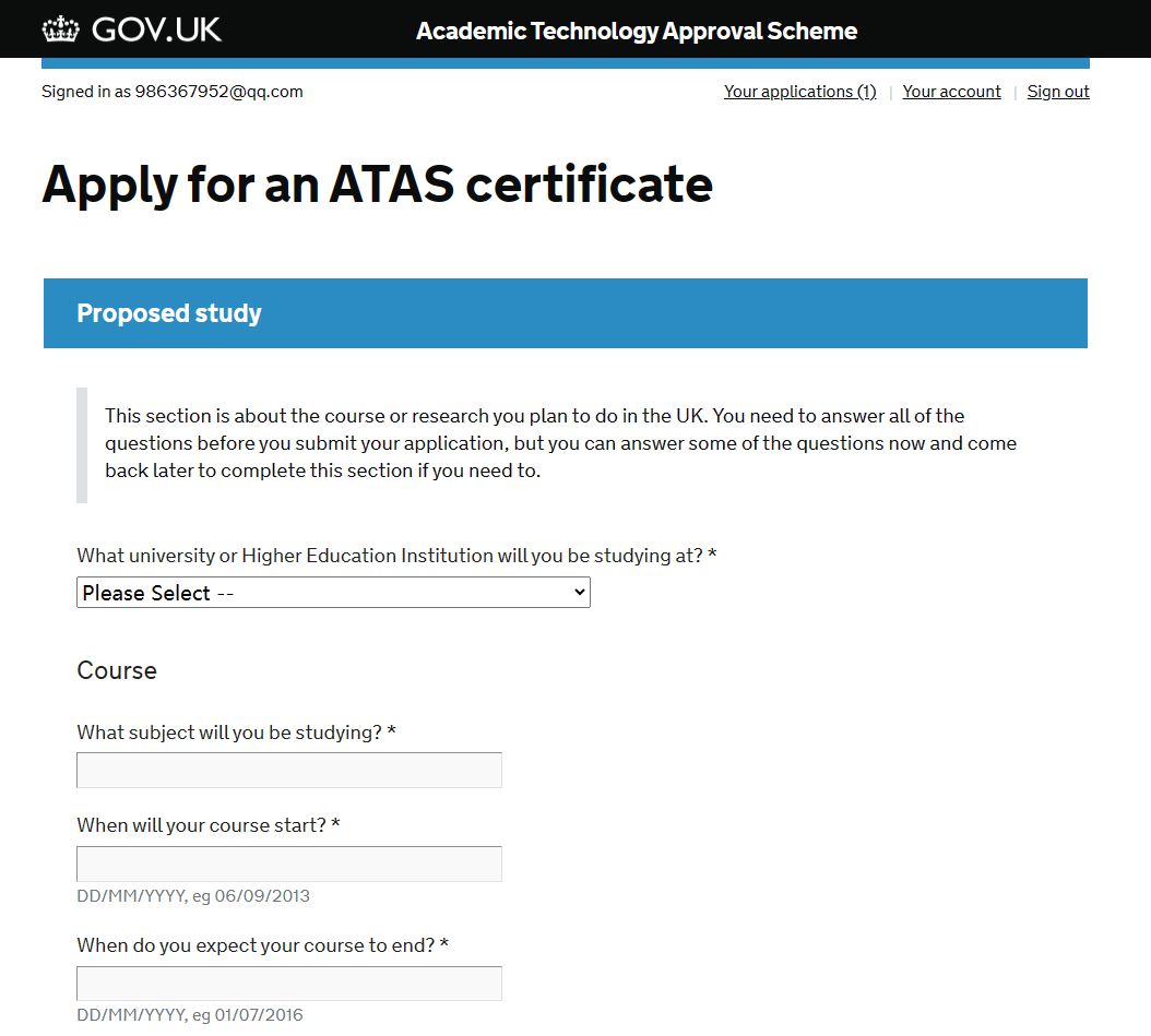 留学资讯 | 英国ATAS认证科普及申请流程指南