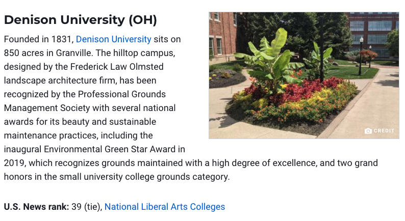 U.S.News发布美国最美大学名单！校园环境将影响学生对大学的选择