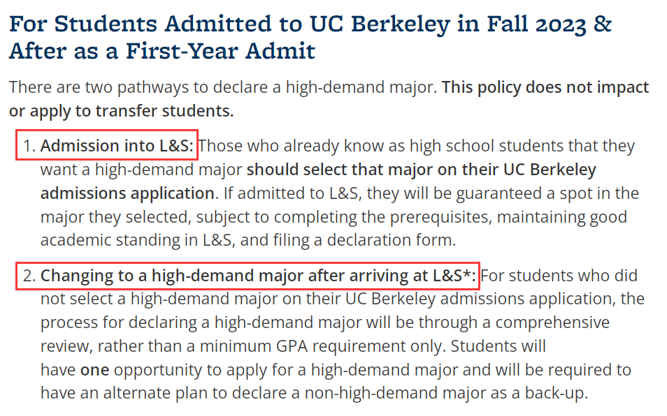 弯道超车没戏了？UCB/UCSD陆续发布最新专业申请限制政策！