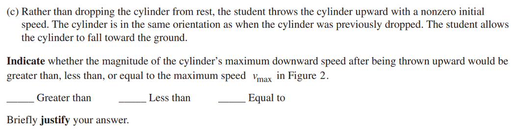 AP 2024北美物理C力学 FRQ解析