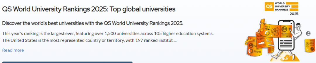 2025QS世界大学排名出炉！美国名校表现如何？U.S. News美本榜对比分析！