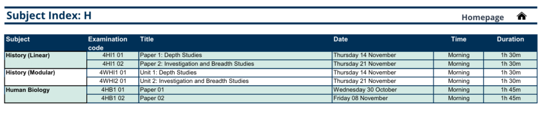 必须收藏！A-Level 三大考试局发布秋季大考时间表！