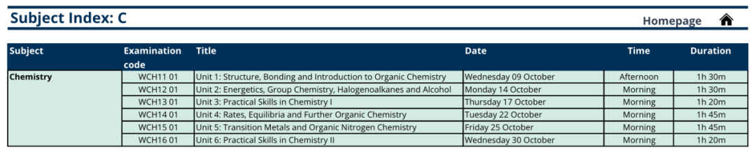 必须收藏！A-Level 三大考试局发布秋季大考时间表！