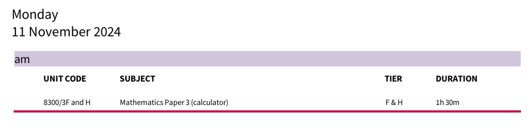 必须收藏！A-Level 三大考试局发布秋季大考时间表！