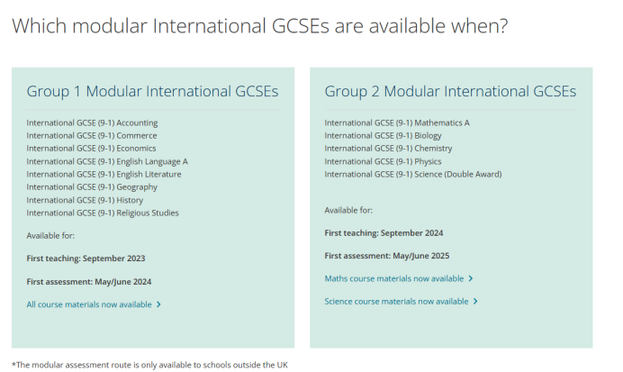 告别考前抓狂！爱德思IGCSE科目2024年起开启超方便Modular模块型考试！附2024年11月IGCSE大考时间表