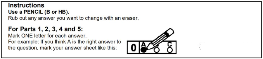 超详细！最新版KET/PET答题卡填涂规则和注意事项！
