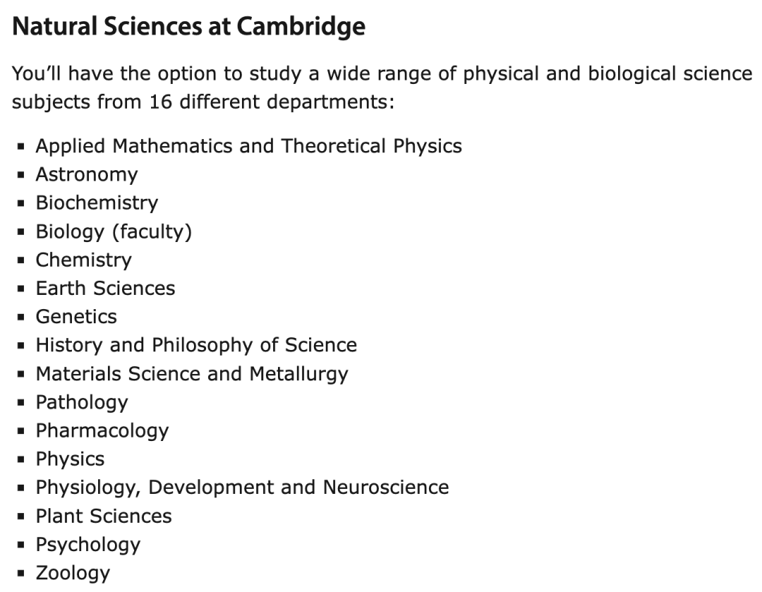 听说剑桥自然科学专业包罗万象选课自由？学长带你走进真实的大学学习生活