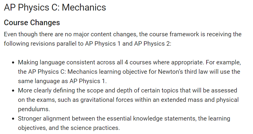 难！2025 4门AP物理都要改，物理1增加整整一章？！