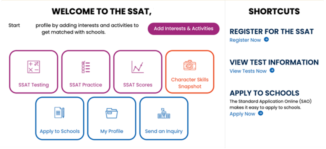 SSAT8月1日开启报名，保姆级报名图解带你一起轻松报考！