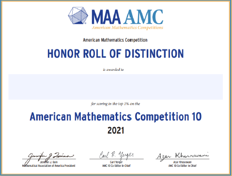 AMC10竞赛考多少可以拿奖？AMC10竞赛奖项解读！