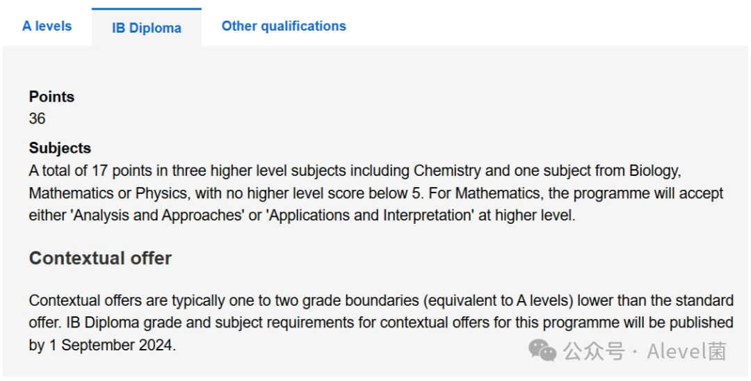 UCL QS专业排名头部学科领域2025入学ALevel/IB要求