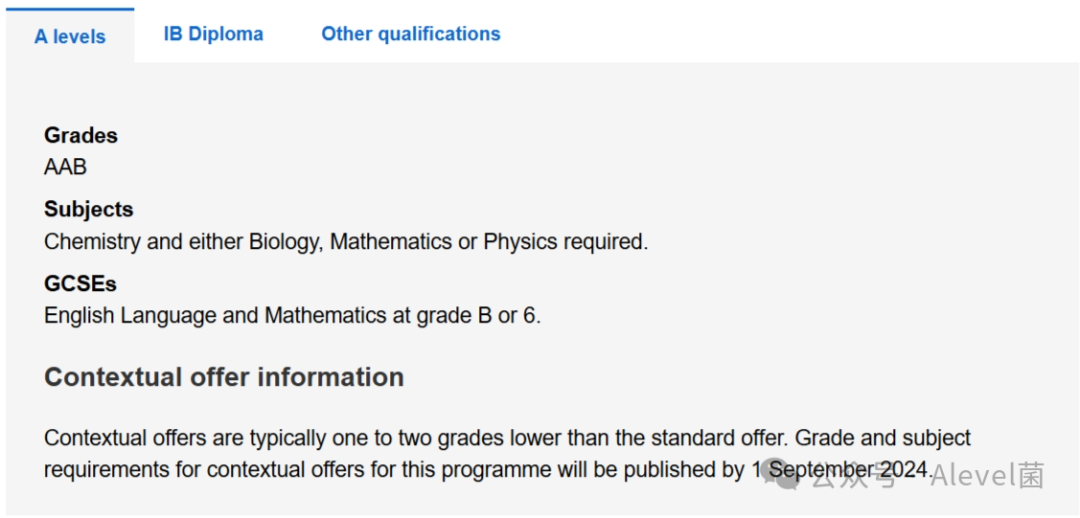 UCL QS专业排名头部学科领域2025入学ALevel/IB要求