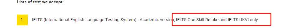 又一英国院校接受雅思单科重考！接受单科重考院校清单汇总！