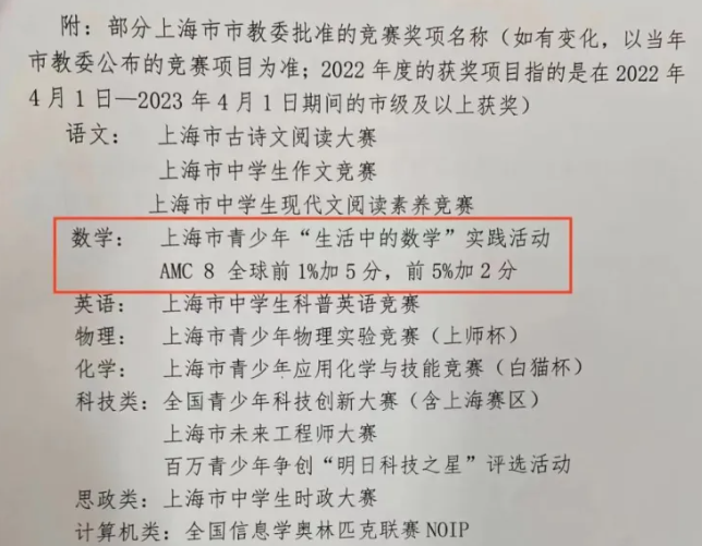 什么是AMC8数学竞赛，AMC8竞赛有什么用处？