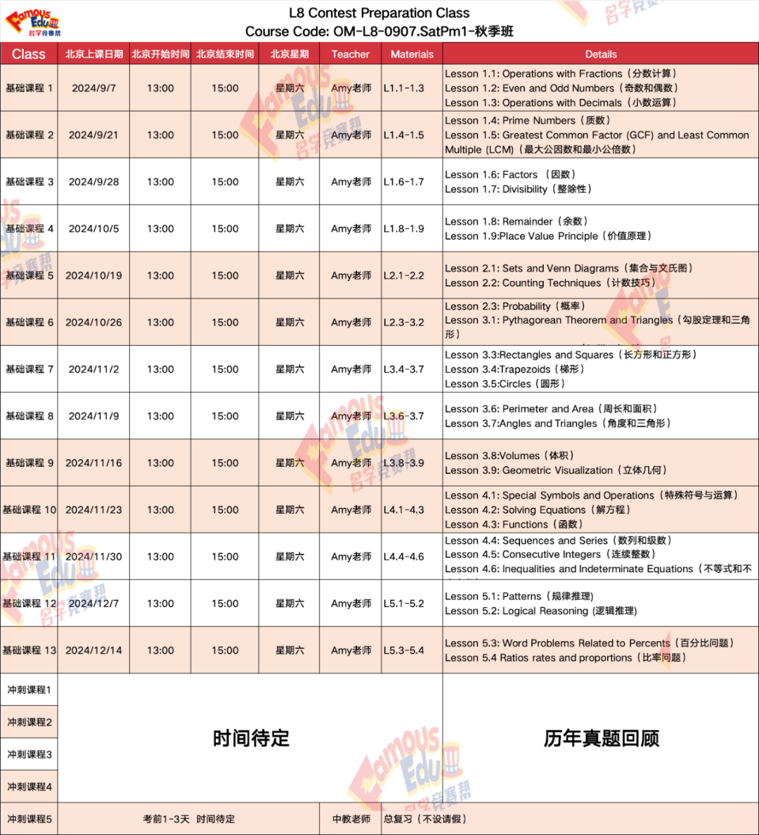 开课通知 | 上海三公和北京六小强都点名要参加的AMC8数学竞赛究竟有什么用？