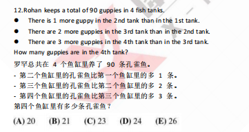 AMC8数学竞赛考点分布及备考技巧