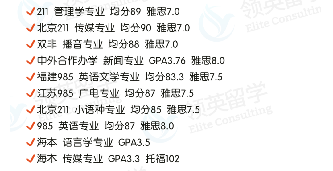 吐血整理！港八大传媒专业汇总+录取案例