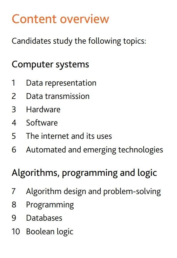 Book思议！掌握IGCSE计算机科学是成为科技大佬的第一步