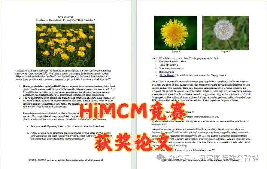 几年级参加HiMCM数模竞赛合适？附HiMCM获奖论文及辅导课程推荐