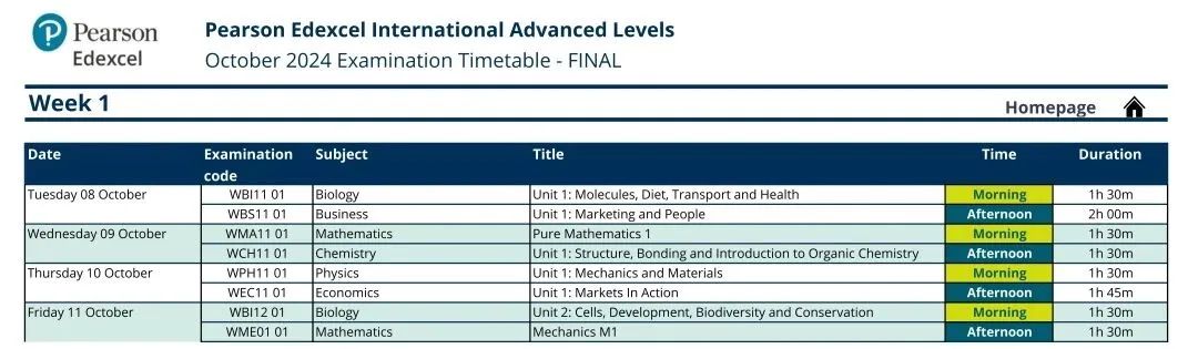 2024年IGCSE/ALevel秋季大考时间安排 | CAIE&爱德思/AQA考试局！