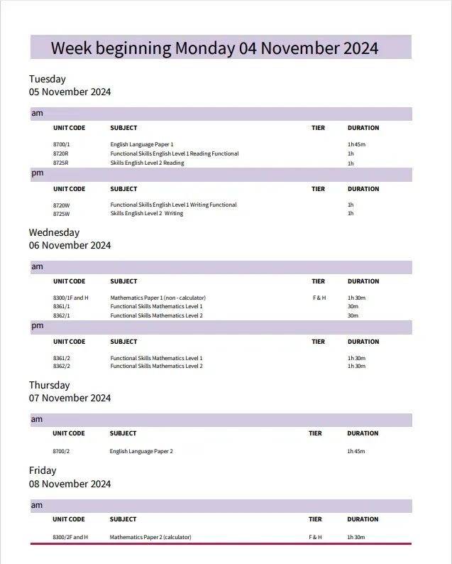 2024年IGCSE/ALevel秋季大考时间安排 | CAIE&爱德思/AQA考试局！