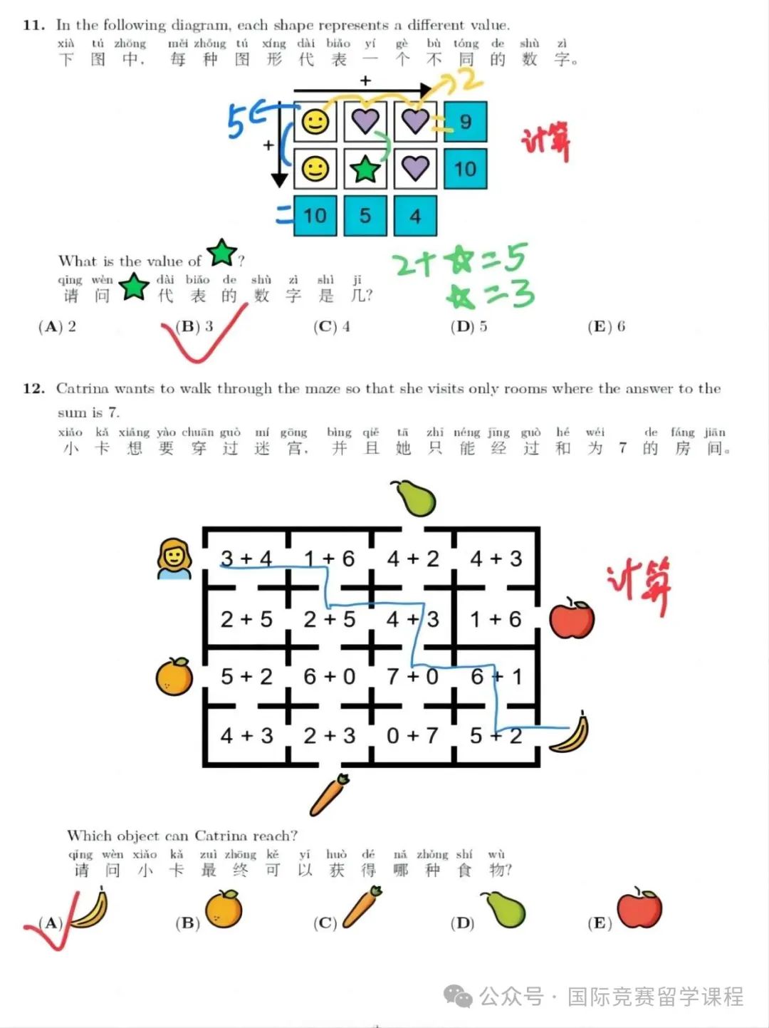 小学孩子，数学竞赛应该选袋鼠还是AMC8？两者有什么区别？含袋鼠、AMC8免费备考资料